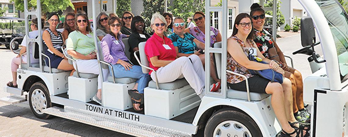 Teachers get a tour of Trilith with Coweta Fayette EMC