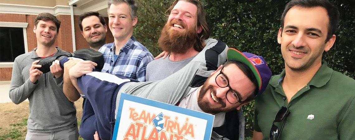 guys smiling